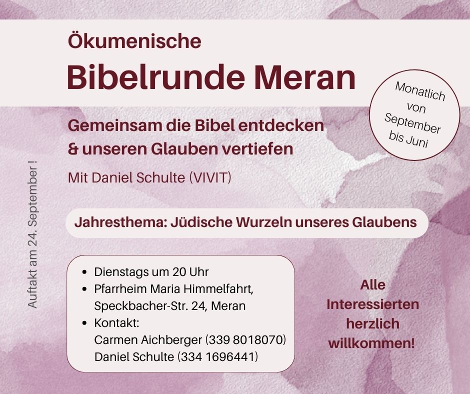 Ecumenical Bible Round Meran